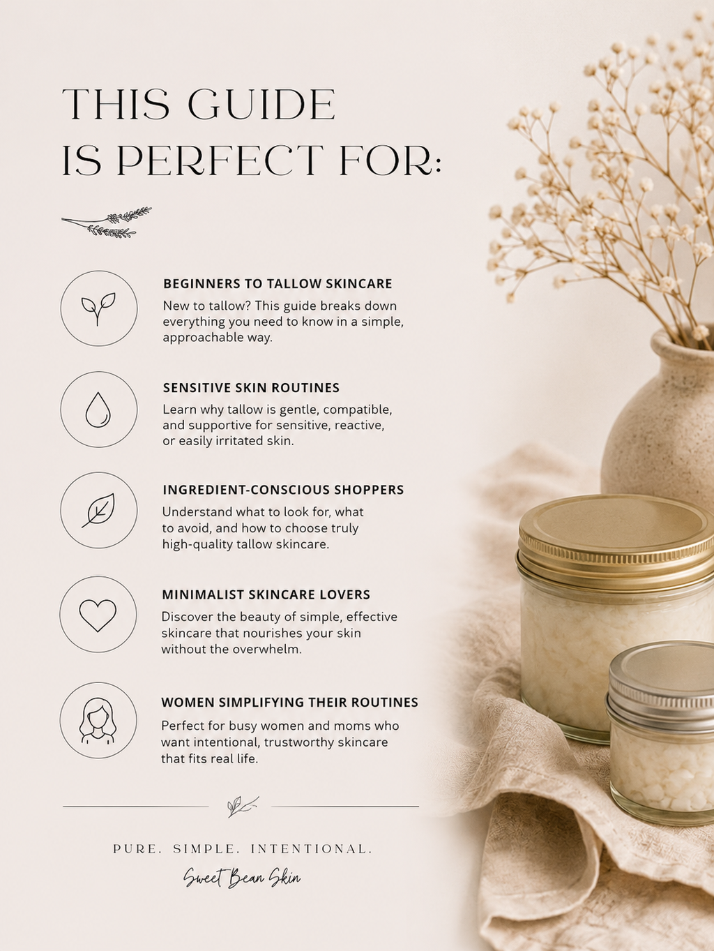 The Sweet Bean Skin Guide To Tallow Skincare